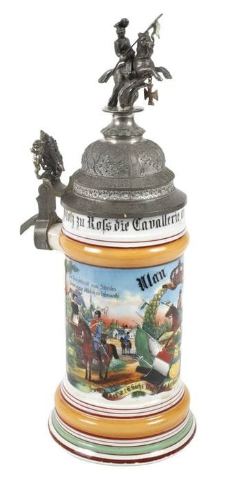 Chope de réserviste du régiment d'ulans d'Oschatz
