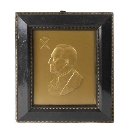 Plaque en relief représentant le maréchal von Molt