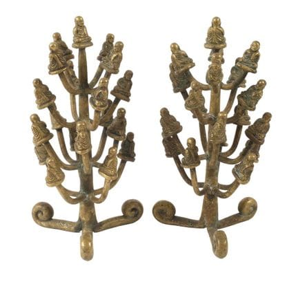 Pair of amulet trees
probably Thailand, late 19th 
