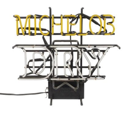 Neon sign
USA, 1990s, Transformer marked ‘Francefo