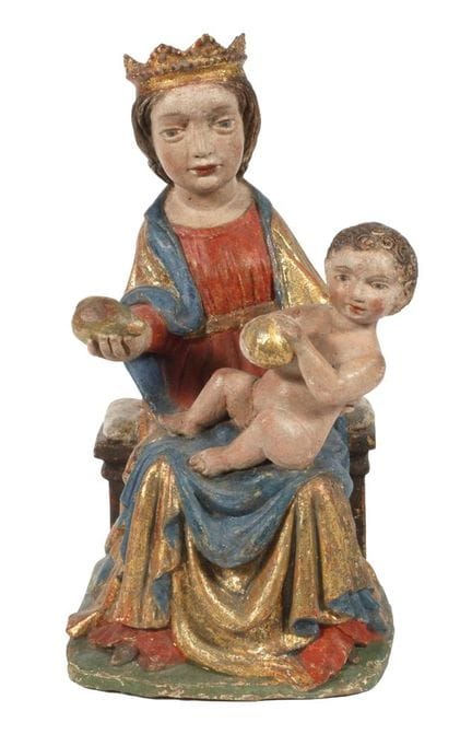 Vierge à l'Enfant
probablement de style gothique, 