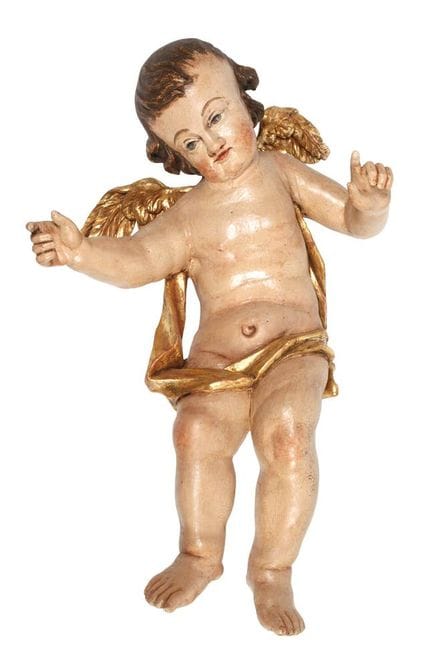 Carved Messenger from Heaven
18th century, Carved 