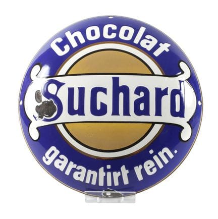 Suchard enamel sign 
Early 20th century, no maker’