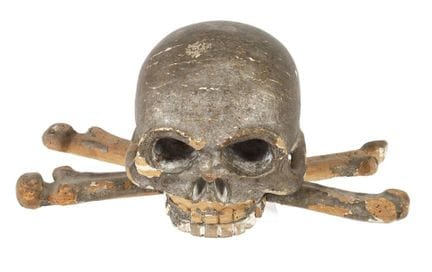 Baroque Memento Mori
18th century, carved hardwood