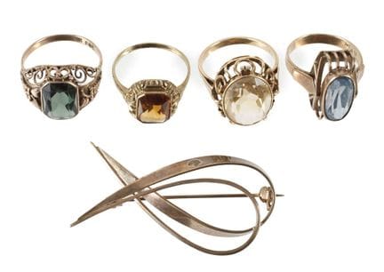Walter Anders/Greiz: conjunto de joyas 
Segunda mi