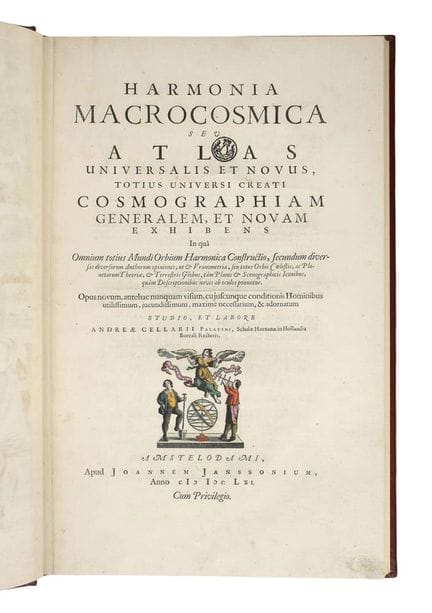 Harmonia Macrocosmica
Facsimile, riproduzione fede