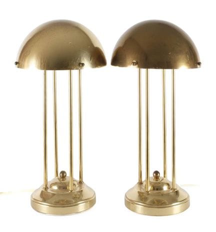 Paar Tischlampen in der Art von Josef Hoffmann
Ent