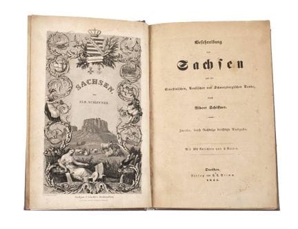 Description de la Saxe 1845
et des terres Ernestin