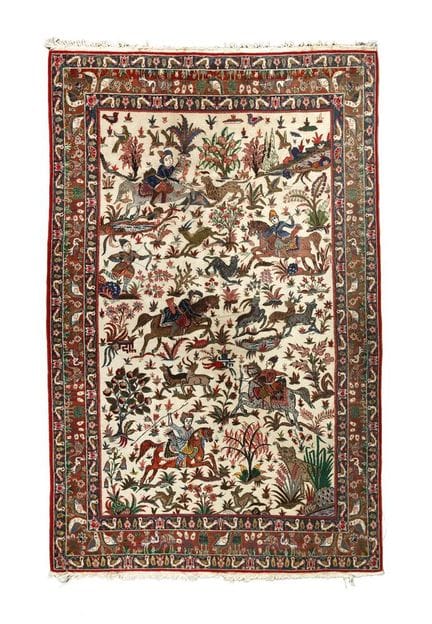 Tapisserie de Ghom
Seconde moitié du XXe siècle, l
