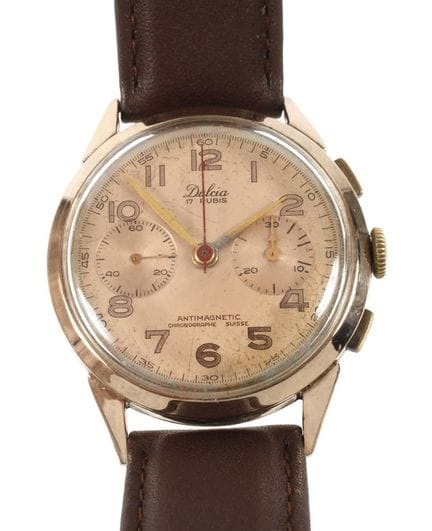 Chronographe Dulcia en or 18 carats 
Suisse, année