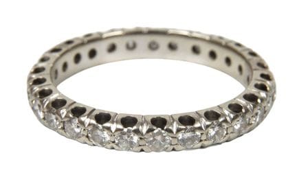 Anillo «Memory»
Finales del siglo XX, oro blanco c