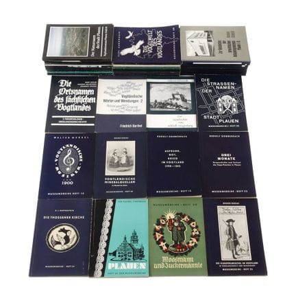 Collezione di opuscoli del museo di Plauen
54 pezz