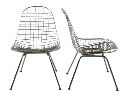 Charles Eames, Paar "Wire Chairs"
Ausführung 2. Hä