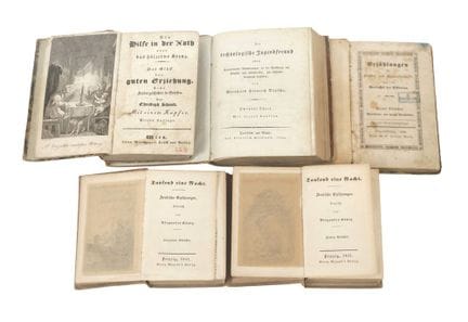 Lot de livres pour la jeunesse de l'époque Biederm