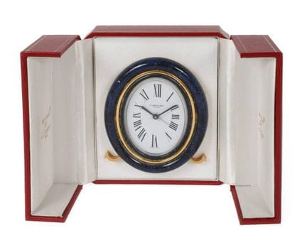 Pendulette de voyage Cartier
Paris, années 1980, s