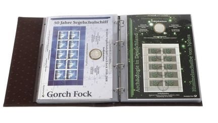Lot de feuillets numismatiques de la RFA
20 pièces