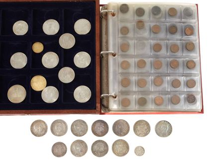 Lot de pièces d'argent de l'Empire allemand
dont :