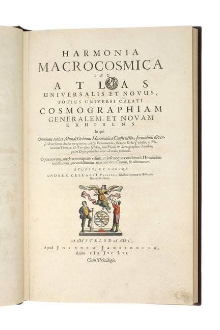 Harmonia Macrocosmica 
Edizione in facsimile del c