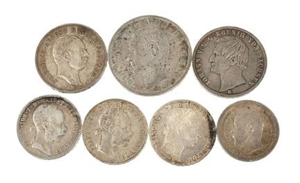 Lot de pièces d'argent de l'Empire allemand, de Ho