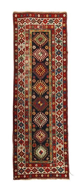 Tapis de course du Caucase
Milieu du XXe siècle, l
