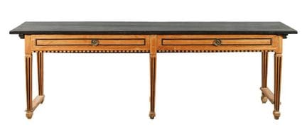 Gran consola de estilo neoclásico
hacia 1790, haya