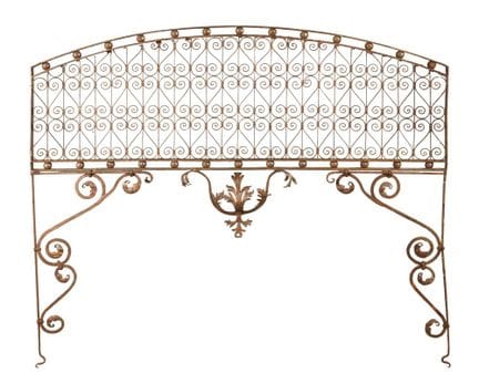Ziergitter 
um 1900, Kunstschmiedearbeit, wohl ehe