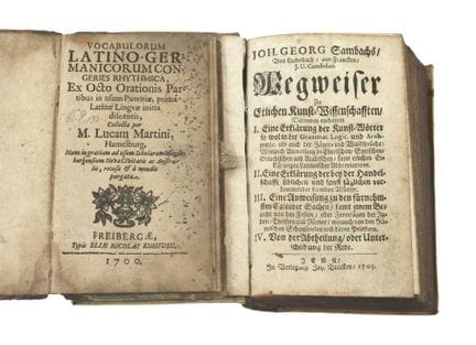 Le Guide de Sambach, 1705
Deux ouvrages en un seul