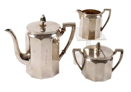Silberkernstück Art déco
um 1930, Silber gestempel