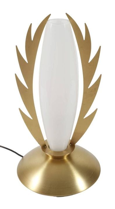 Tischlampe 
wohl Italien, 1980er Jahre, ungemarkt,