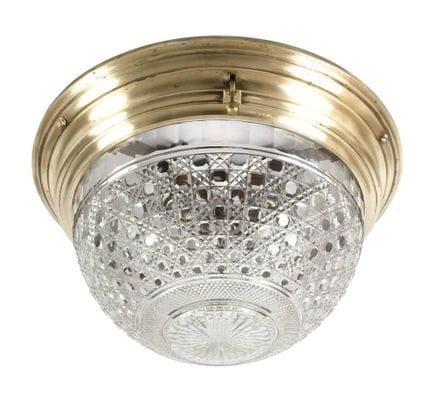 Große Plafoniere Jugendstil
um 1910, Gehäuse aus g