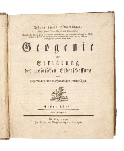 Géogénie 1780
Johann Esaias Silberschlags [...], G