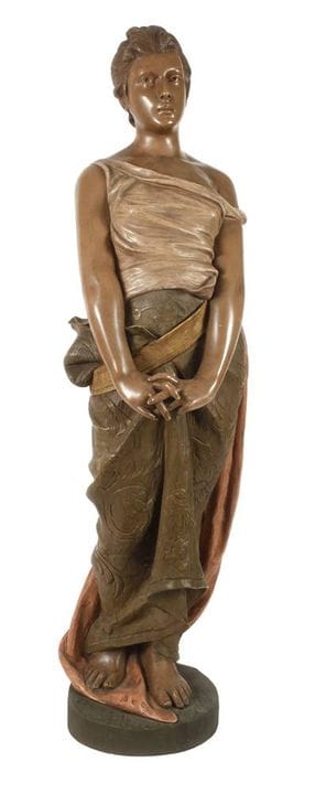 Goldscheider Wien Südländerin
um 1900, unsigniert 