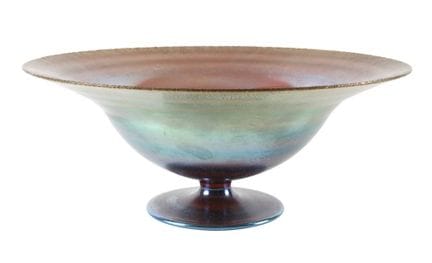 WMF Myra Schale 
1930er Jahre, honiggelbes Glas, a