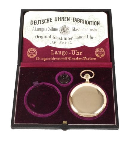 Savonnette en or A. Lange &amp; Söhne Glashütte
ve