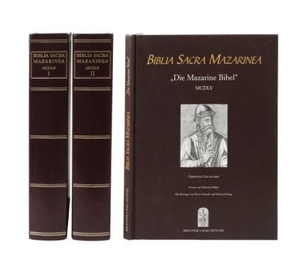 Biblia Sacra Mazarinea
La Bibbia Mazarine del 1455