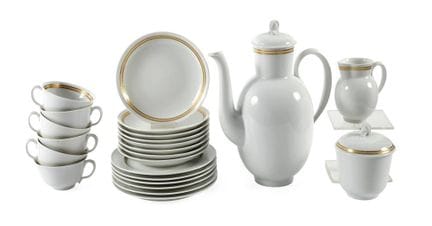 Meissen Kaffeeservice Art déco
sogenanntes "Börner