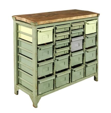Workshop cabinet
Mid-20th century, green-lacquered