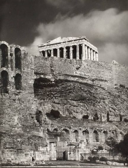 Walter Hege, tirage vintage de l'Acropole
1re moit