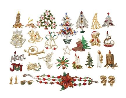 Conjunto de adornos navideños
Siglo XX, compuesto 