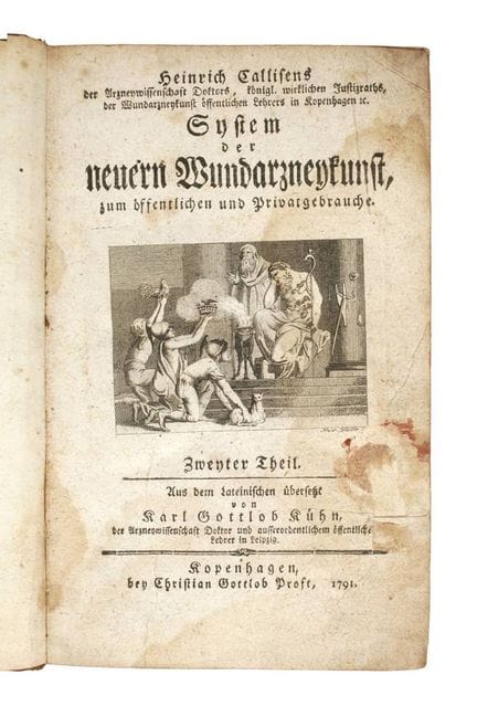 Système de la médecine moderne des plaies, 1791
à 