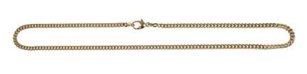 Collar de eslabones planos 
de época moderna, oro 