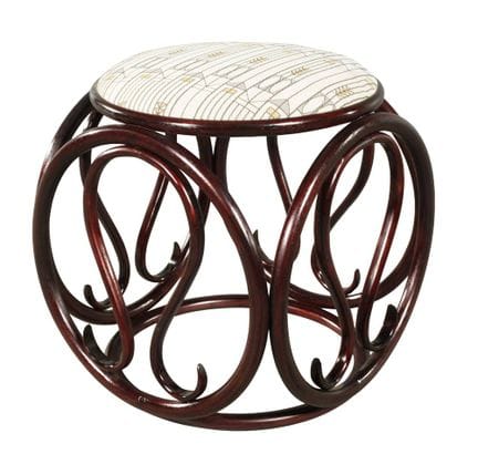 Jacob & Josef Kohn runder Hocker
um 1900, Zarge mi