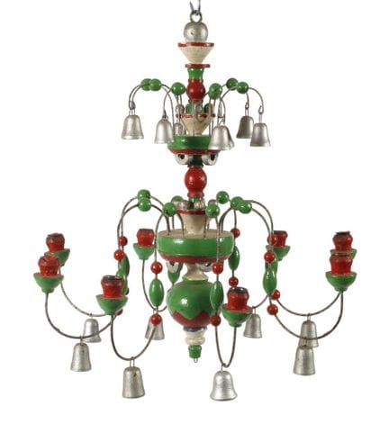 Lustre « araignée » Wendt &amp; Kühn 
Grünhainiche
