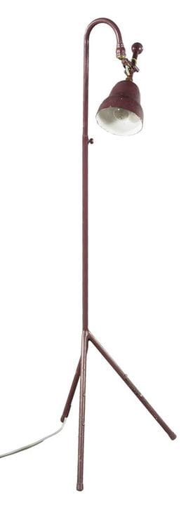 Stehlampe Frankreich 
1930er Jahre, ungemarkt, an 