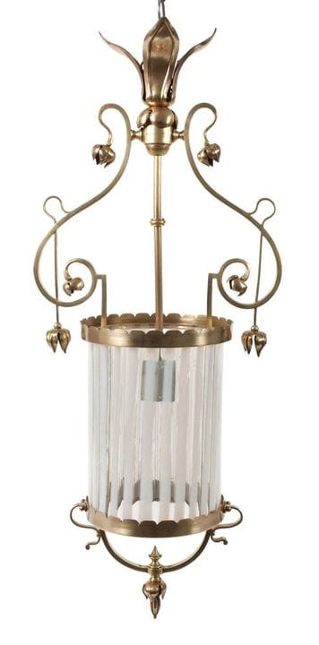 Deckenlampe Jugendstil
um 1900, im Art & Crafts-St