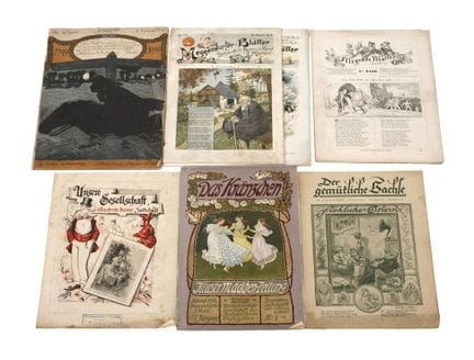 Raccolta di riviste
sette pezzi, tra cui: *Die Jug