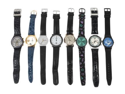 Lote de relojes de pulsera
de entre 1980 y 2000, e