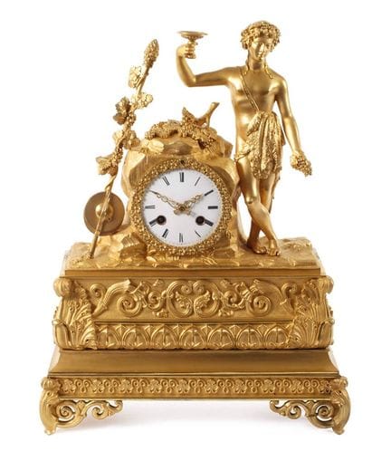Pendule à figurines Christofle à Paris
France, 1re