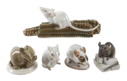 Sammlung kleine Mäuse
Kopenhagen und Bayern, 1. Dr