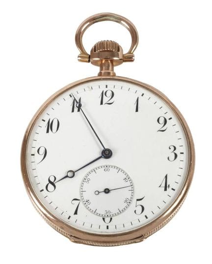 Gros montre de poche IWC avec bordure en forme de 